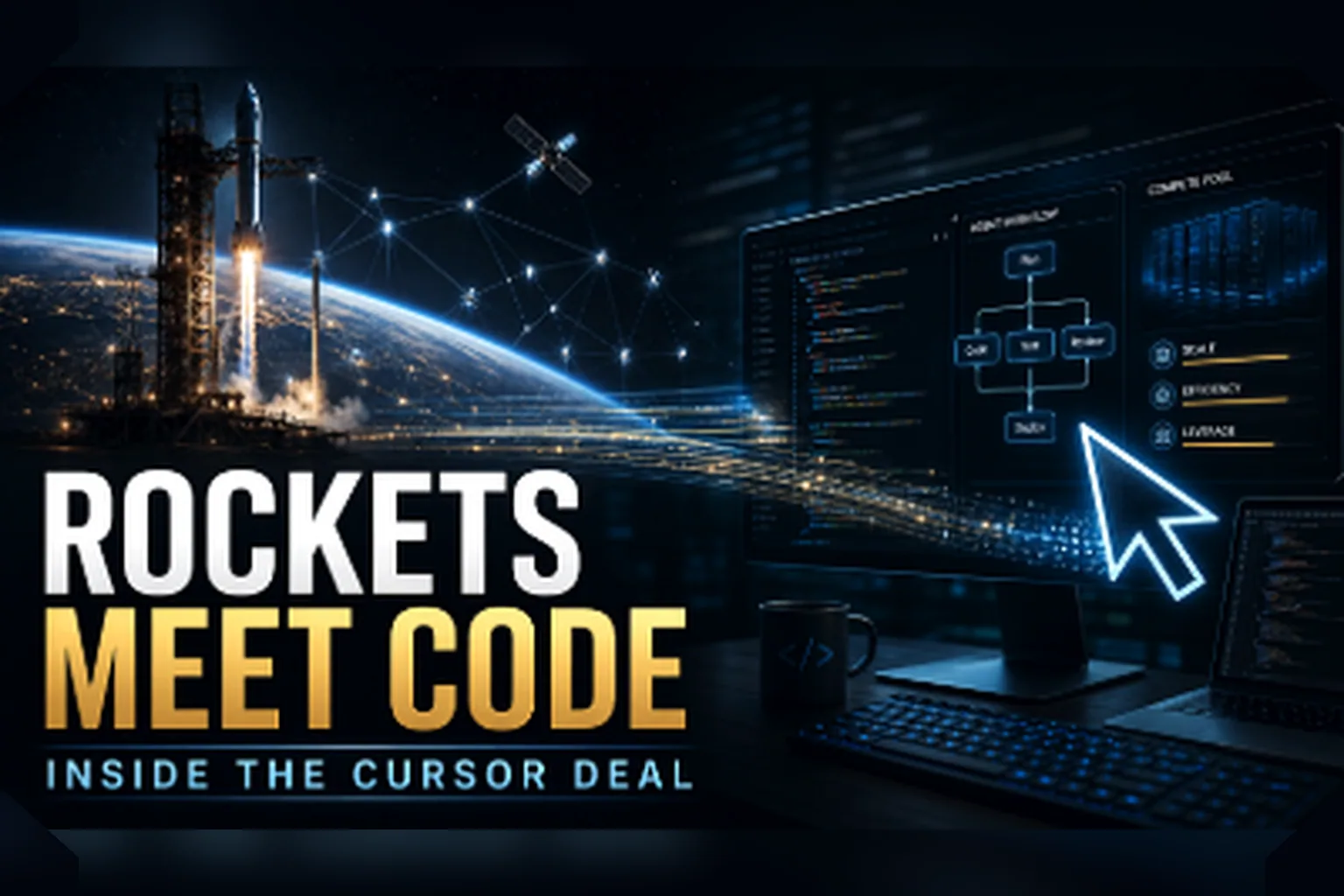 SpaceX acquires Cursor AI coding deal thumbnail
